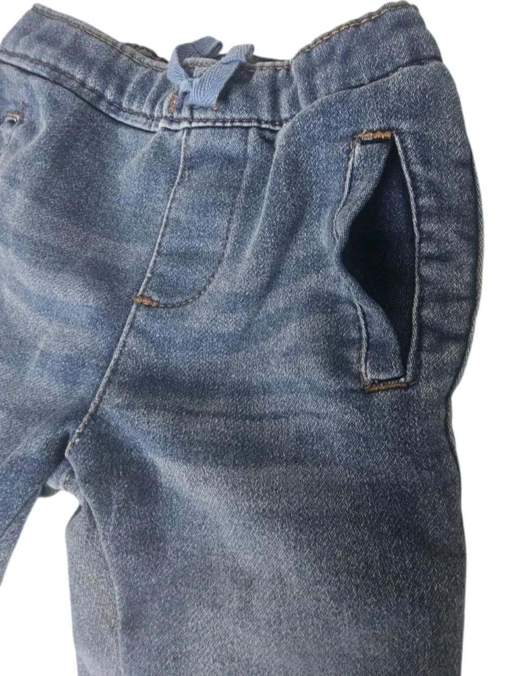 Seven For All Mankind Baby Boy Camo Henley Shirt Denim Blue Jeans Set 12 Months